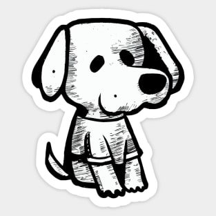 Sad puppy Sticker